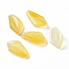 Natural Yellow Agate Pendants G-F697-B04-1