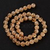 Round Natural Citrine Beads Strands G-K068-12A-8mm-4