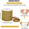 BENECREAT Flat Nylon Elastic Cords EC-BC0001-47C-2