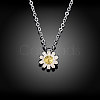 925 Sterling Silver Cubic Zirconia Pendant Necklaces NJEW-BB18709-4