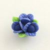 Handmade Polymer Clay Flower Beads X-CLAY-Q191-M07-2
