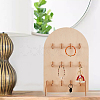 Arch Shaped Wood Bracelet Display Stands BDIS-WH0007-02-6