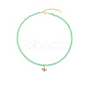 Natural Green Aventurine Beaded Necklaces EK5559-5-1