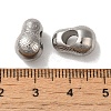 Non-Tarnish 304 Stainless Steel European Beads STAS-K285-23P-3