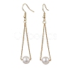 Natural Cultured Freshwater Pearl Dangle Earrings EJEW-JE05936-01-1