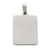 Non-Tarnish 304 Stainless Steel Pendants STAS-K216-48B-P-2