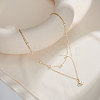 Flower Natural Freshwater Pearl Pendant Necklaces NJEW-G153-04G-3