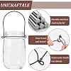 Unicraftale 12Pcs 2 Style Tinplate & 304 Stainles Steel Tinplate Wire Hanger FIND-UN0001-47-3