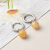 Natural Topaz Jade Beads Earrings for Girl Women Gift EJEW-JE04607-04-4