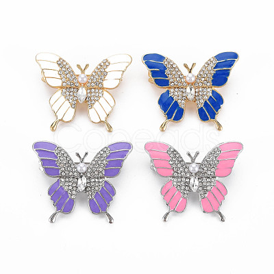 Butterfly Enamel Pin JEWB-N007-024-FF-1