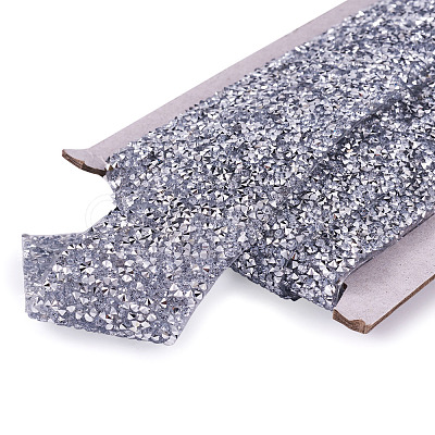 Glitter Resin Hotfix Rhinestone(Hot Melt Adhesive On The Back) OCOR-TA0002-01-40mm-1