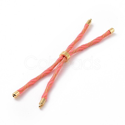 Nylon Cord Silder Bracelets MAK-C003-03G-05-1