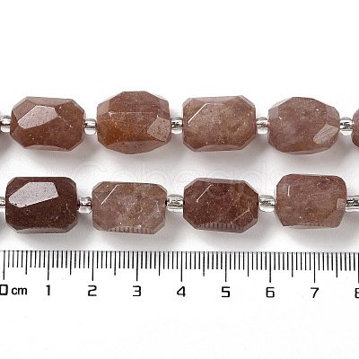 Natural Strawberry Quartz Beads Strands G-C105-A04-01-1