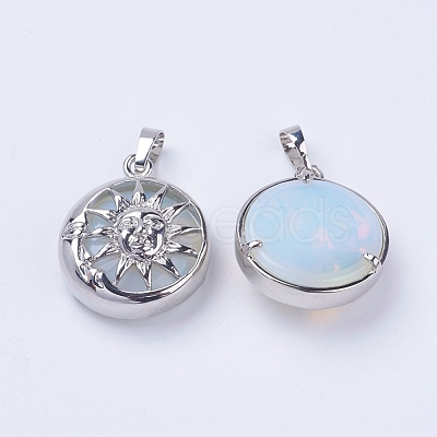 Opalite Pendants G-K234-C12-1