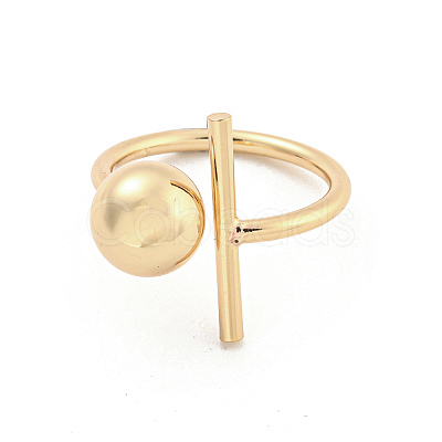 Long-Lasting Plated Brass Cuff Rings RJEW-I103-051P-1