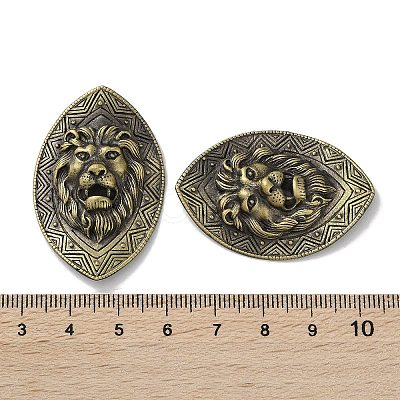 Tibetan Style Brass Pendants KK-M284-19AB-1