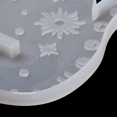 Cat Shape Floating Shelf DIY Silicone Mold DIY-K067-01-1