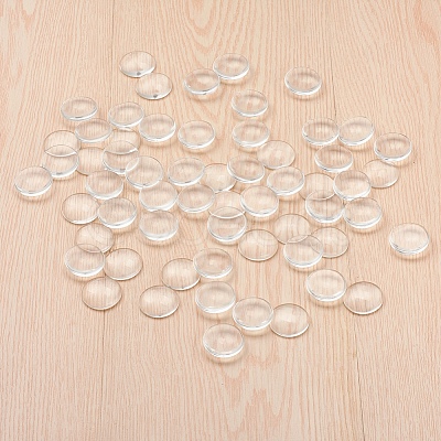 Transparent Glass Cabochons GGLA-YW0001-06A-1