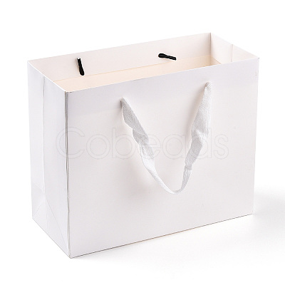 Rectangle Paper Bags with Rope Handles CARB-L011-02A-06-1