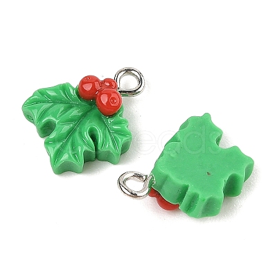 Christmas Theme Opaque Resin Pendants RESI-S08-01M-1