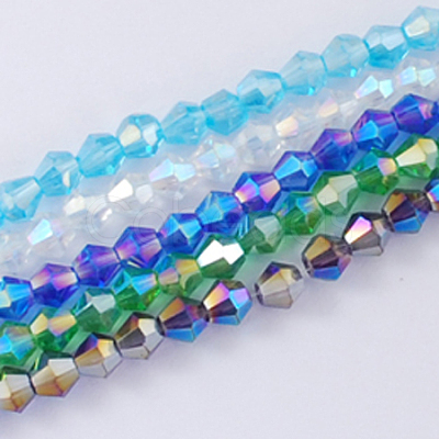 Glass Beads Strands EGLA-S056-2mm-M-1