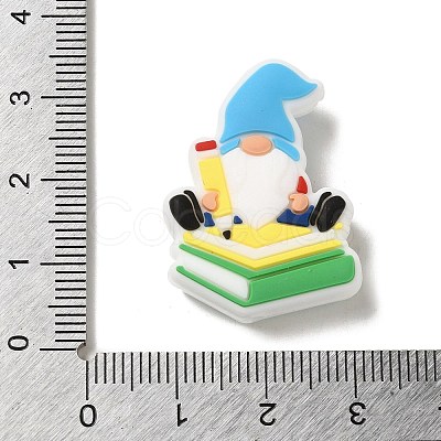 Gnome Food Grade Eco-Friendly Silicone Focal Beads SIL-C005-05B-1