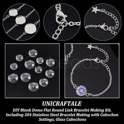 Unicraftale DIY Link Bracelet Making Kits DIY-UN0002-65-1