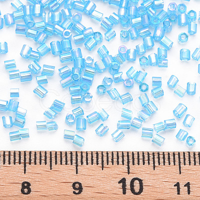 Glass Bugle Beads SEED-S032-10A-163-1