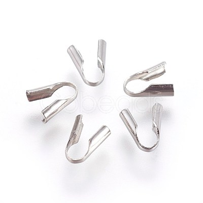 Tarnish Resistant 304 Stainless Steel Cord Ends STAS-P237-80G-P-1