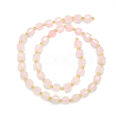 Natural Rose Quartz Beads Strand G-I376-D42-01-1