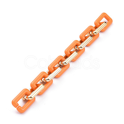 Handmade CCB Plastic Cable Chains AJEW-JB00669-05-1