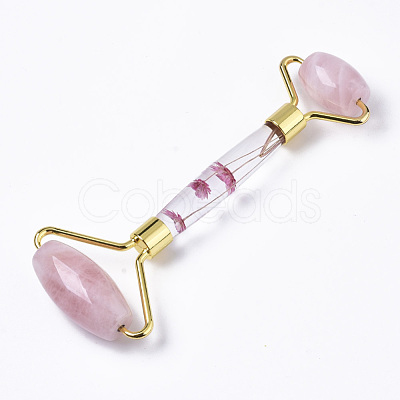 Natural Rose Quartz Massage Tools X-G-R466-01G-1