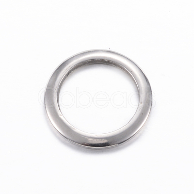 Tarnish Resistant 201 Stainless Steel Linking Rings X-STAS-D445-136B-1