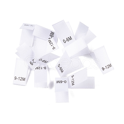 (Defective Closeout Sale: Mixed Size) Baby Childen Clothing Size Labels FIND-XCP0002-98-1