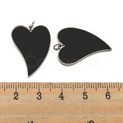 304 Stainless Steel Pendants STAS-O003-09P-1