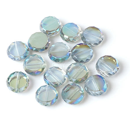 Electroplate Glass Beads EGLA-TAC0001-06-1