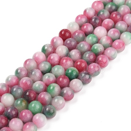 Natural White Jade Beads Strands G-B007-A02-1