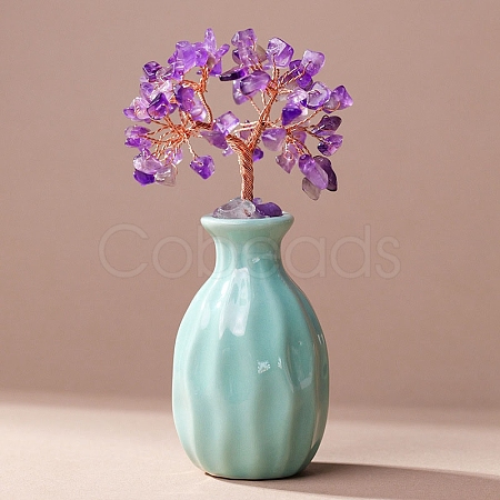 Natural Amethyst Chip Tree Decorations PW-WGD7C02-02-1