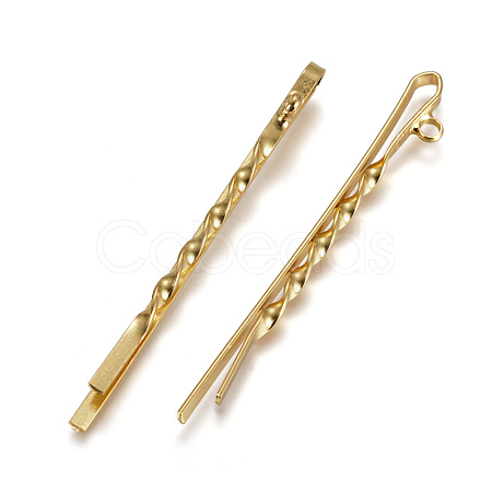 Iron Hair Bobby Pin Findings IFIN-F159-01G-1