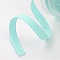 Grosgrain Polyester Ribbons for Gift Packings, Pale Turquoise, 3/8 inch(9mm), about 100yards/roll(91.44m/roll)