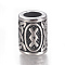 304 Stainless Steel Beads, Column, Antique Silver, 13.5x10mm, Hole: 6mm