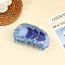 PVC Alligator Hair Clips, Hair Accessories for Women and Girls, Light Sky Blue, 50x80mm