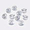 Faceted Glass Rhinestone Charms, Imitation Austrian Crystal, Cone, Blue Shade, 8x4mm, Hole: 1mm