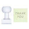 Clear Acrylic Soap Stamps DIY-WH0477-001-1