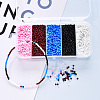 6000Pcs 5 Colors Glass Seed Beads SEED-YW0001-15A-8