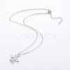 304 Stainless Steel Chain Necklaces NJEW-O108-43P-2