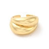 Brass Open Cuff Rings RJEW-P098-10G-2