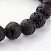 Natural Lava Rock Beads Stretch Bracelets BJEW-JB02411-2
