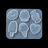 Ice Cream/Cake/Donut Pendant DIY Silicone Mold DIY-K073-09C-5