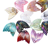 Electroplated Rainbow Resin Pendants RESI-CJ0001-133-4